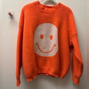 Talulah smile orange sweater